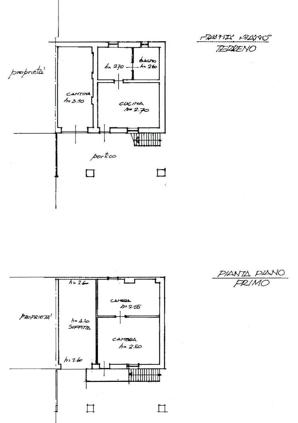 Rustic Carrù - floor plans 1