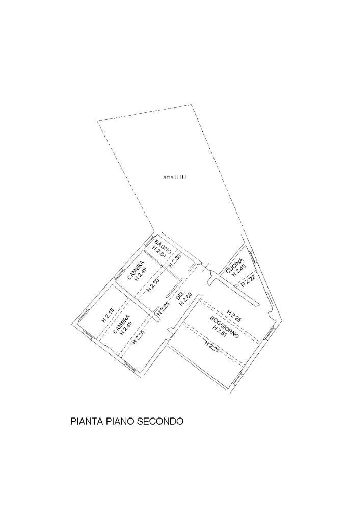 Semi-detached house Via G. Garibaldi, Montecchio Emilia - floor plans 1