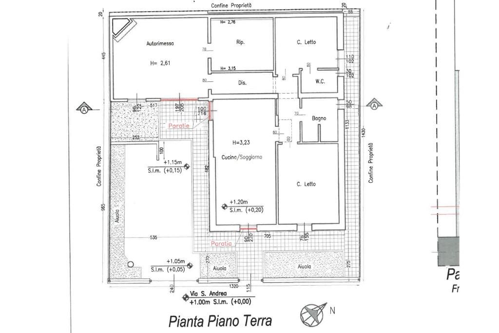 Casa indipendente Via Sant'Andrea, Cervia - planimetria 1