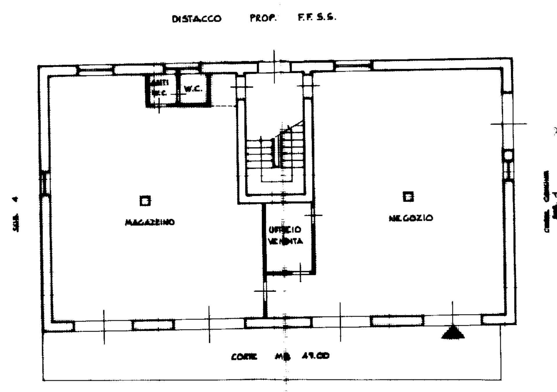 Foto 14 - Locale Commerciale via Salaria
 
49-47, Monterotondo - planimetria 1