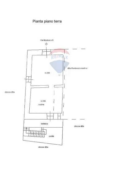 Pianta 2D - Casa indipendente via nicolosi
 
8, Ragalna - planimetria 1