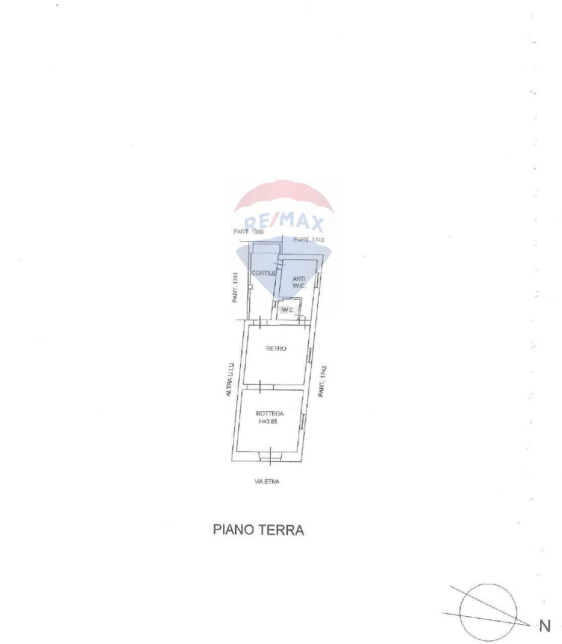 Pianta 2D - Locale Commerciale Via Etna
 
9, San Giovanni la Punta - planimetria 1
