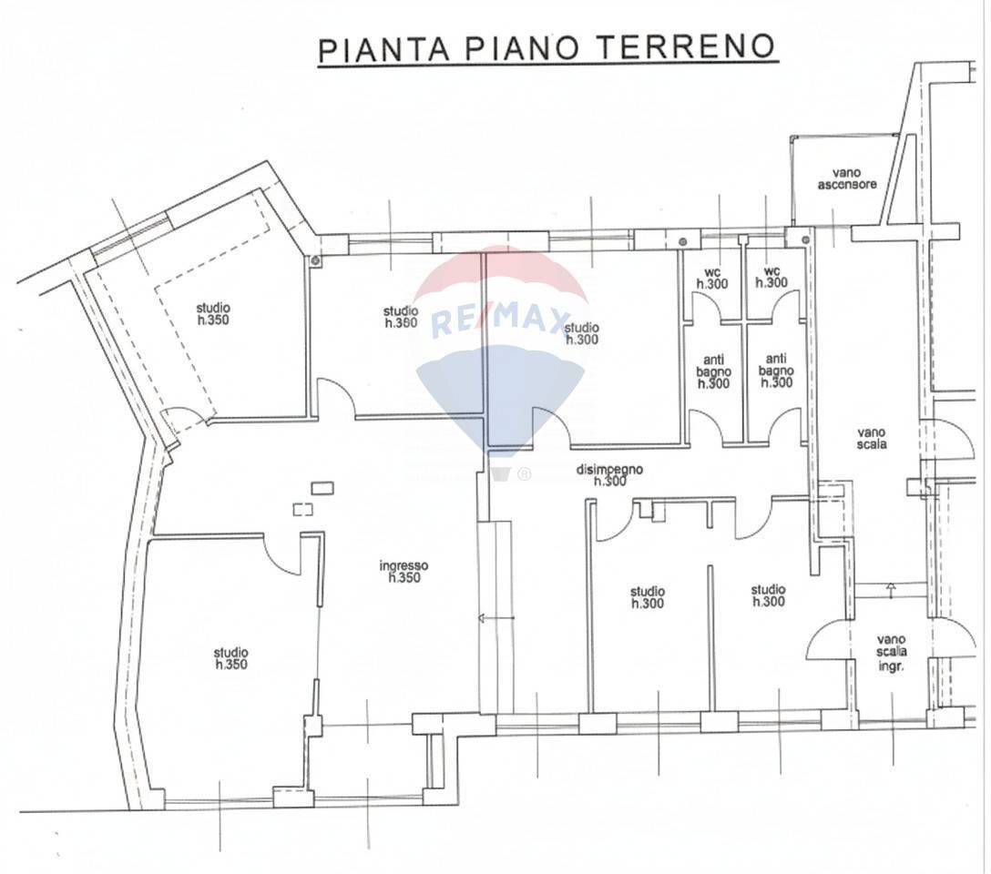 Pianta 2D - Office Viale Verdi
 
105, Merate - photo 1