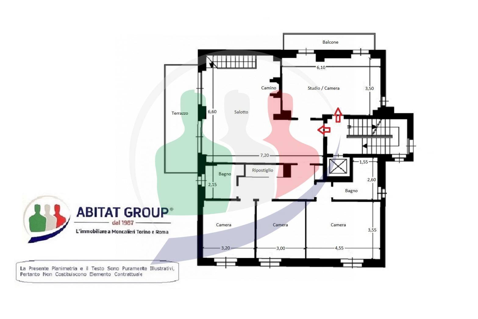 Foto 33 - Apartment Strada Valsalice
 
227, Torino - floor plans 1