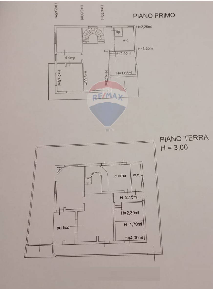 Pianta 2D - Villa Misilmeri - floor plans 1