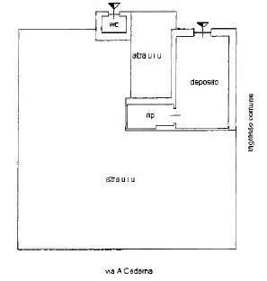 Independent house via Antonio Cederna, 47, Monza - floor plans 1