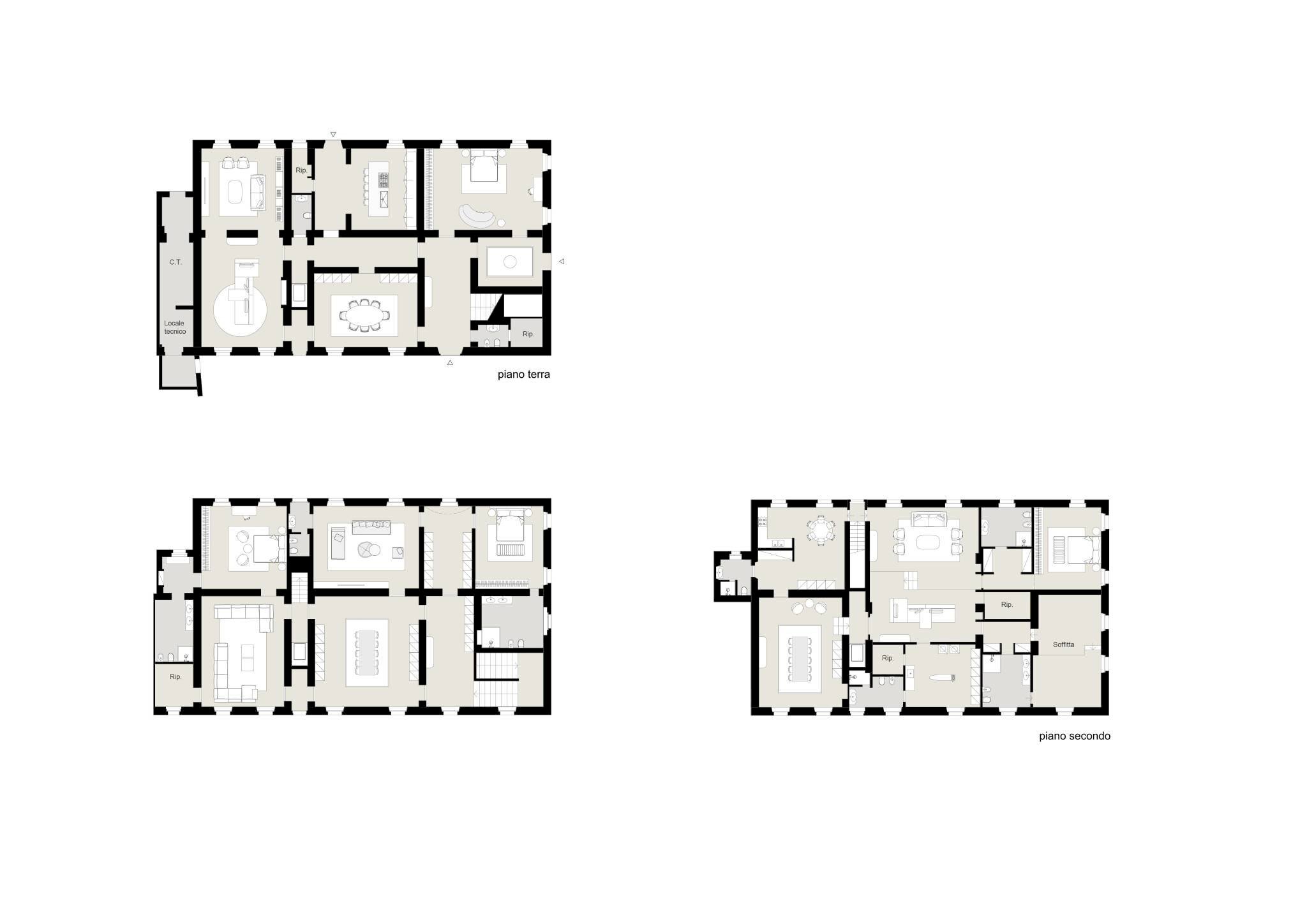 Villa via Granetta, Genola - planimetria 1