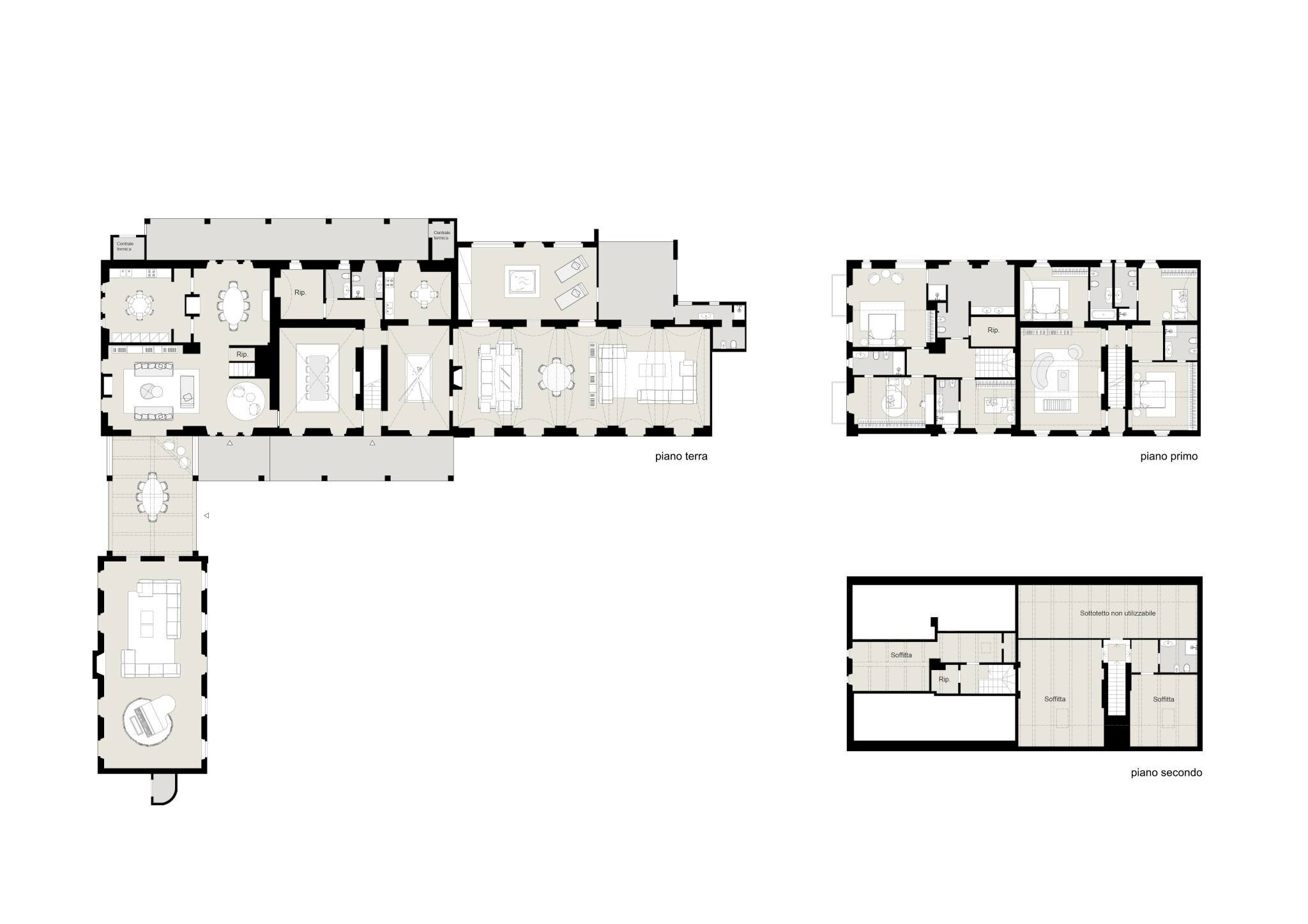 Villa via Granetta, Genola - planimetria 1