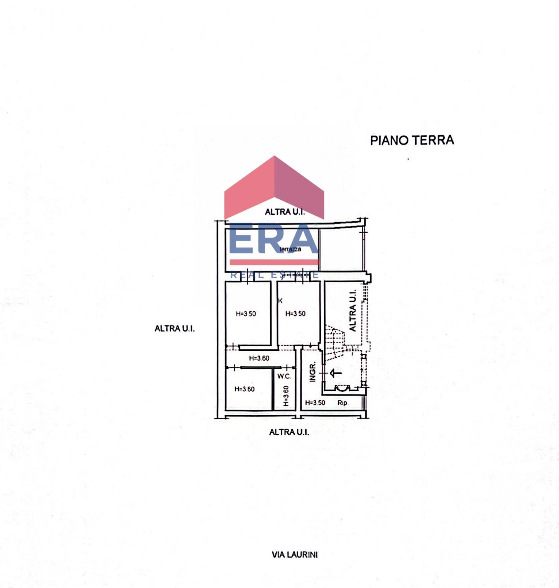 Foto 41 - Trilocale Via Laurini
 
21, Catania - planimetria 1