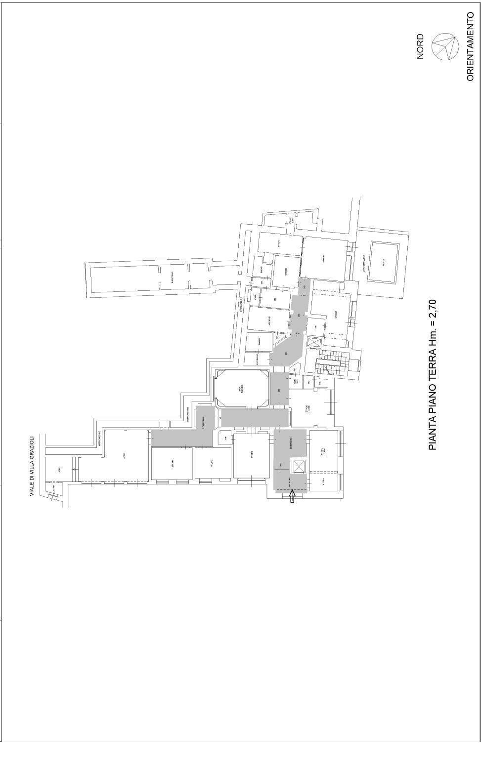 Appartamento viale di Villa Grazioli, Roma - planimetria 1