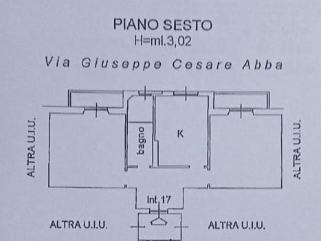 piantina.jpg - Three-room apartment Via Giuseppe Cesare Abba, Savona - floor plans 1