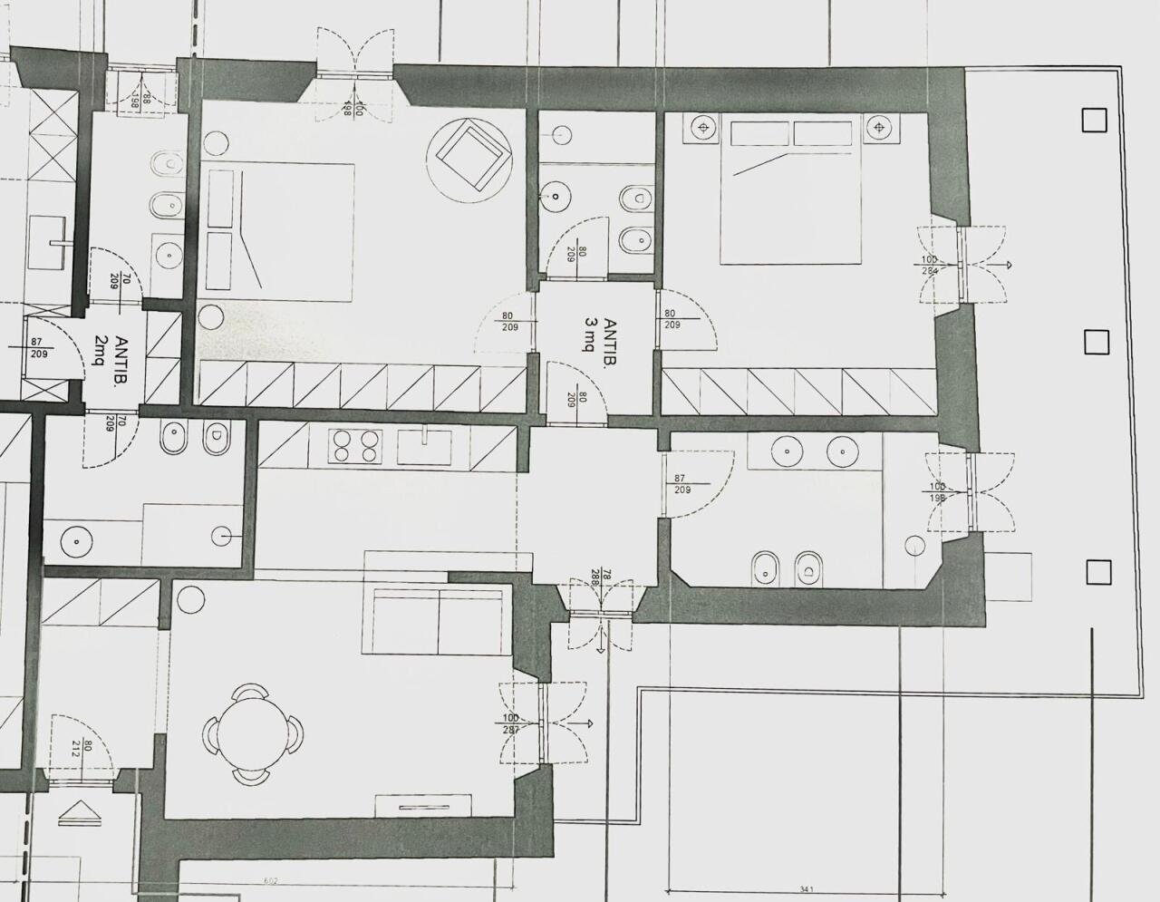 Plan per pubblicita.jpeg - Four-room apartment Via XX Settembre, Firenze (neighborhood Santa Maria Novella) - floor plans 1