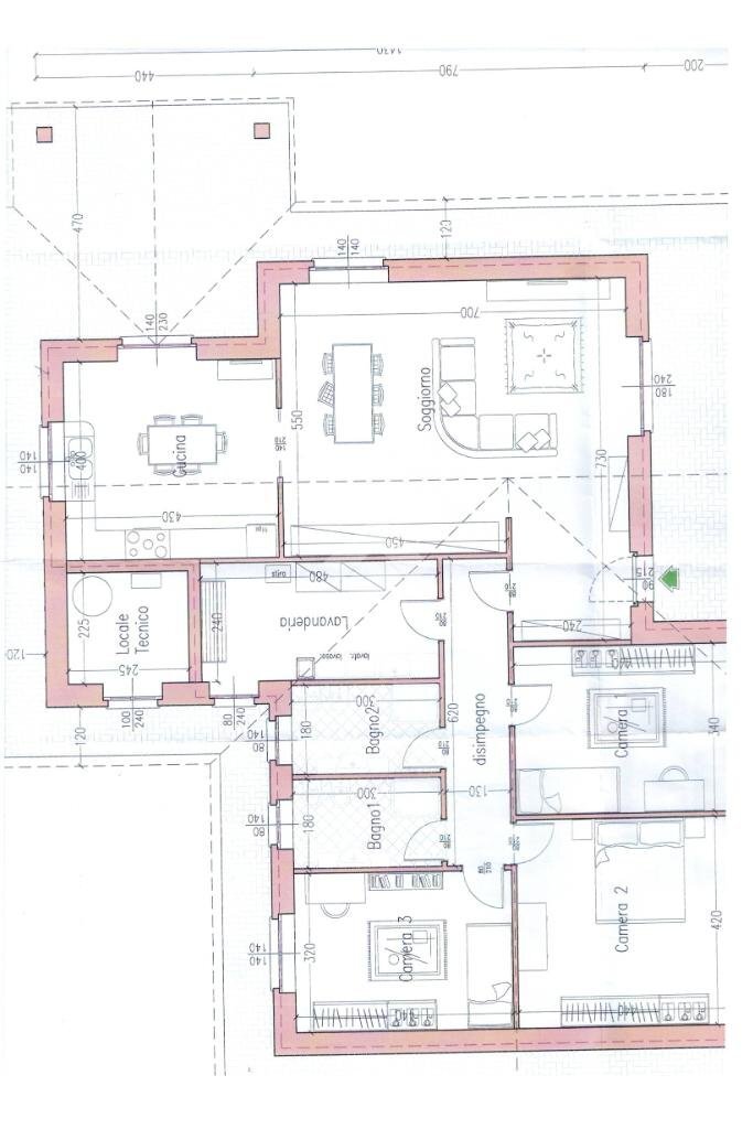Villa Via Dalmasso, Bruino - planimetria 1