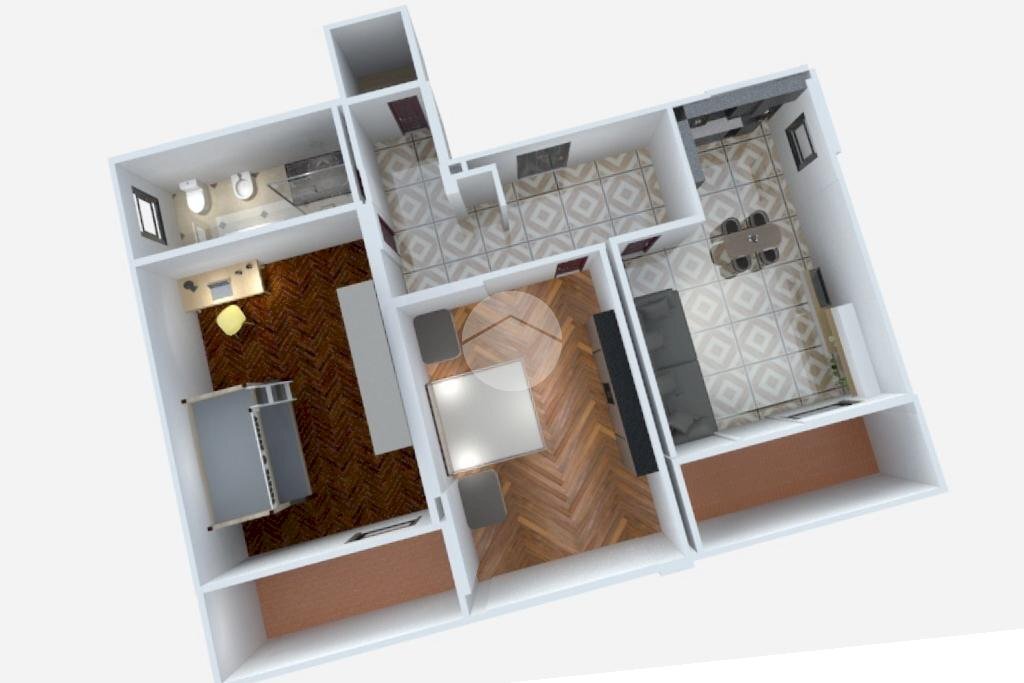 Trilocale Via San Rocco, Leini - planimetria 1