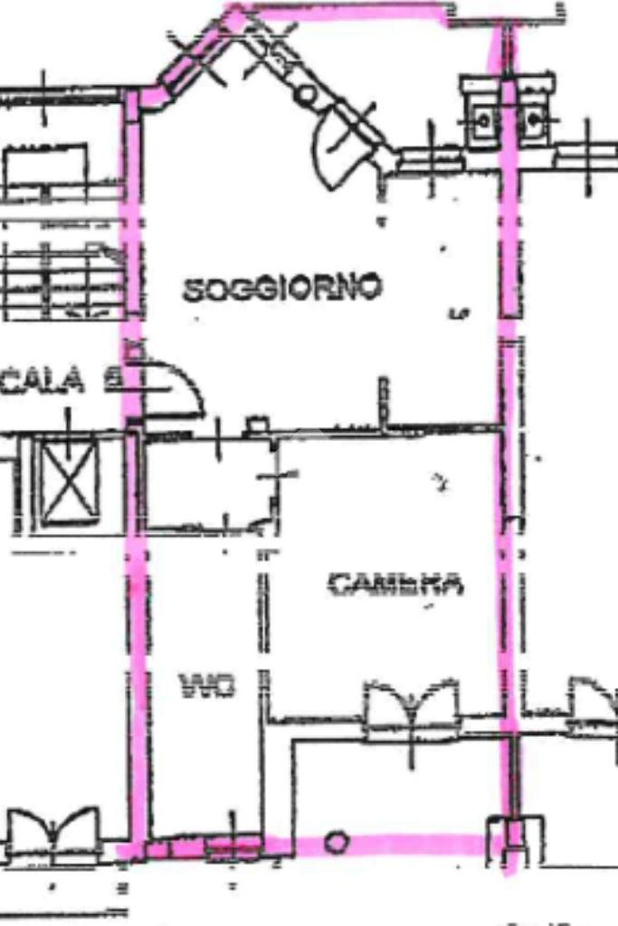 Two-room apartment Via san francesco da paola, None - floor plans 1