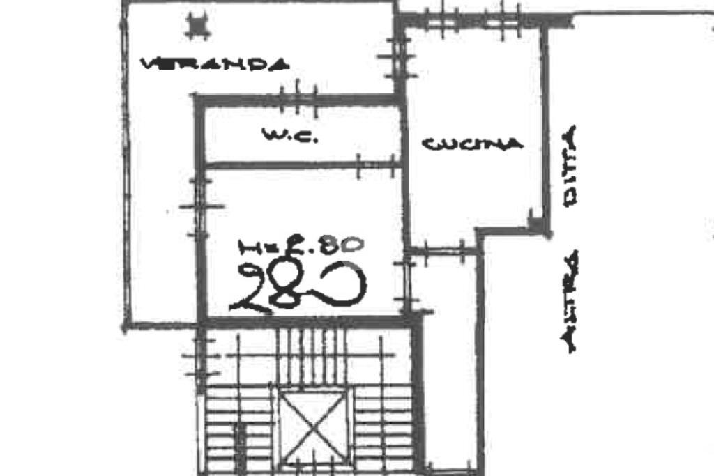 Bilocale Viale Leoncavallo, Riccione - planimetria 1