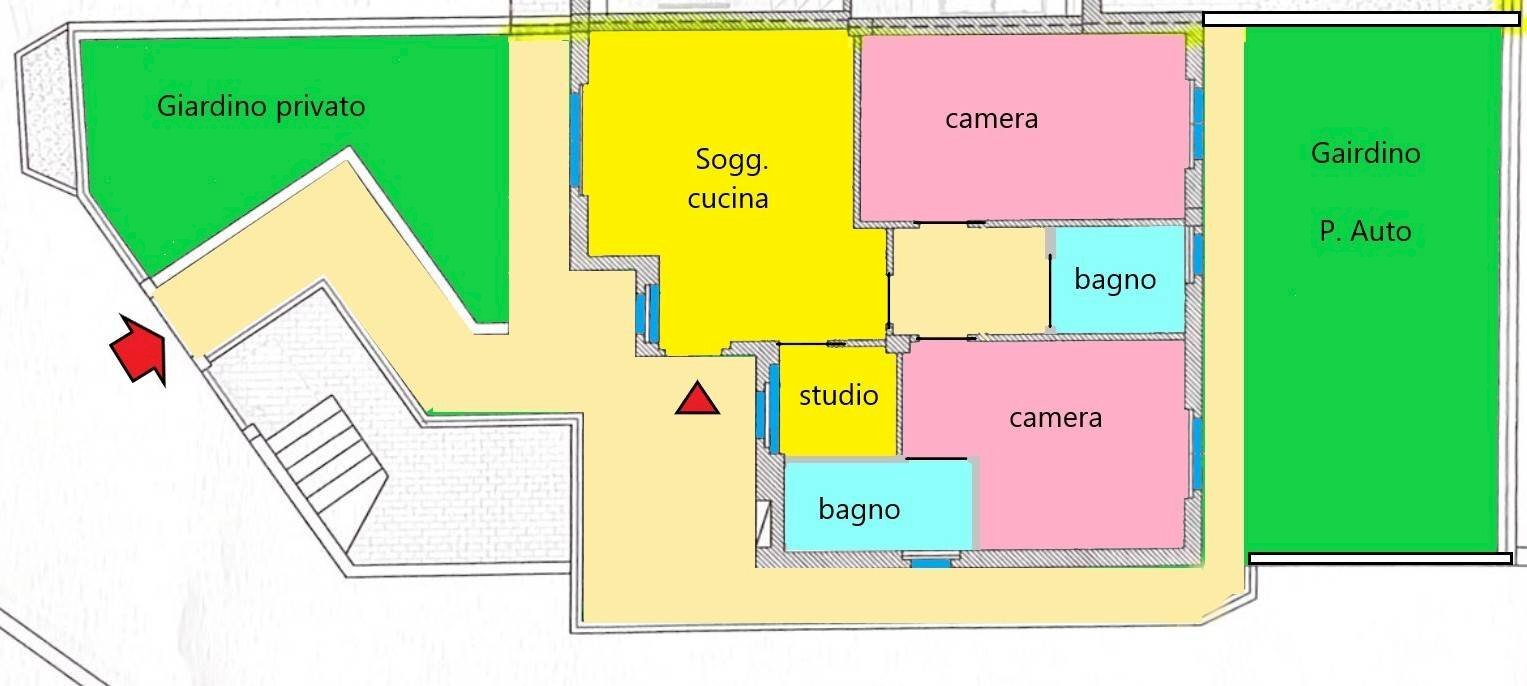 Foto 21 - Quadrilocale ETE CALDARETTE, Fermo - planimetria 1