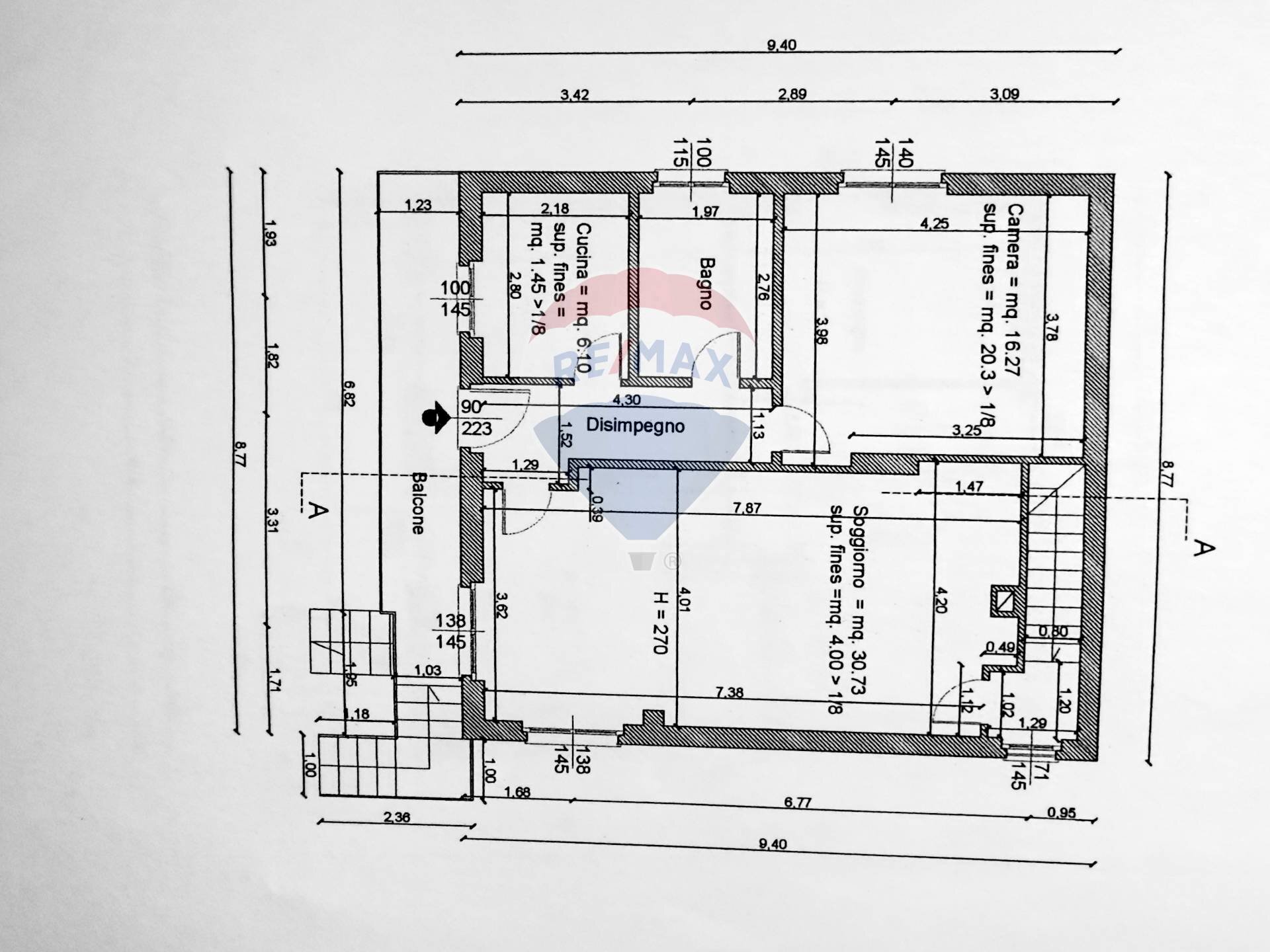 Pianta 2D - Villa Cannobio - planimetria 1