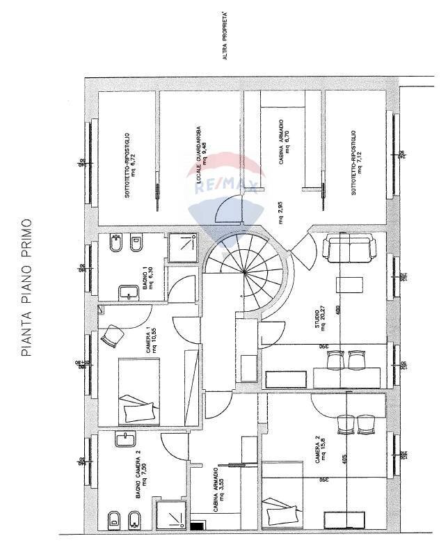 Pianta 2D - Villa a Schiera Via Generale A. Cantore, Varese - planimetria 1