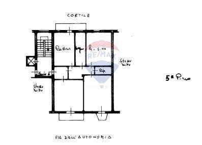 Pianta 2D - Appartamento Viale Autonomia
 
47, Caltagirone - planimetria 1