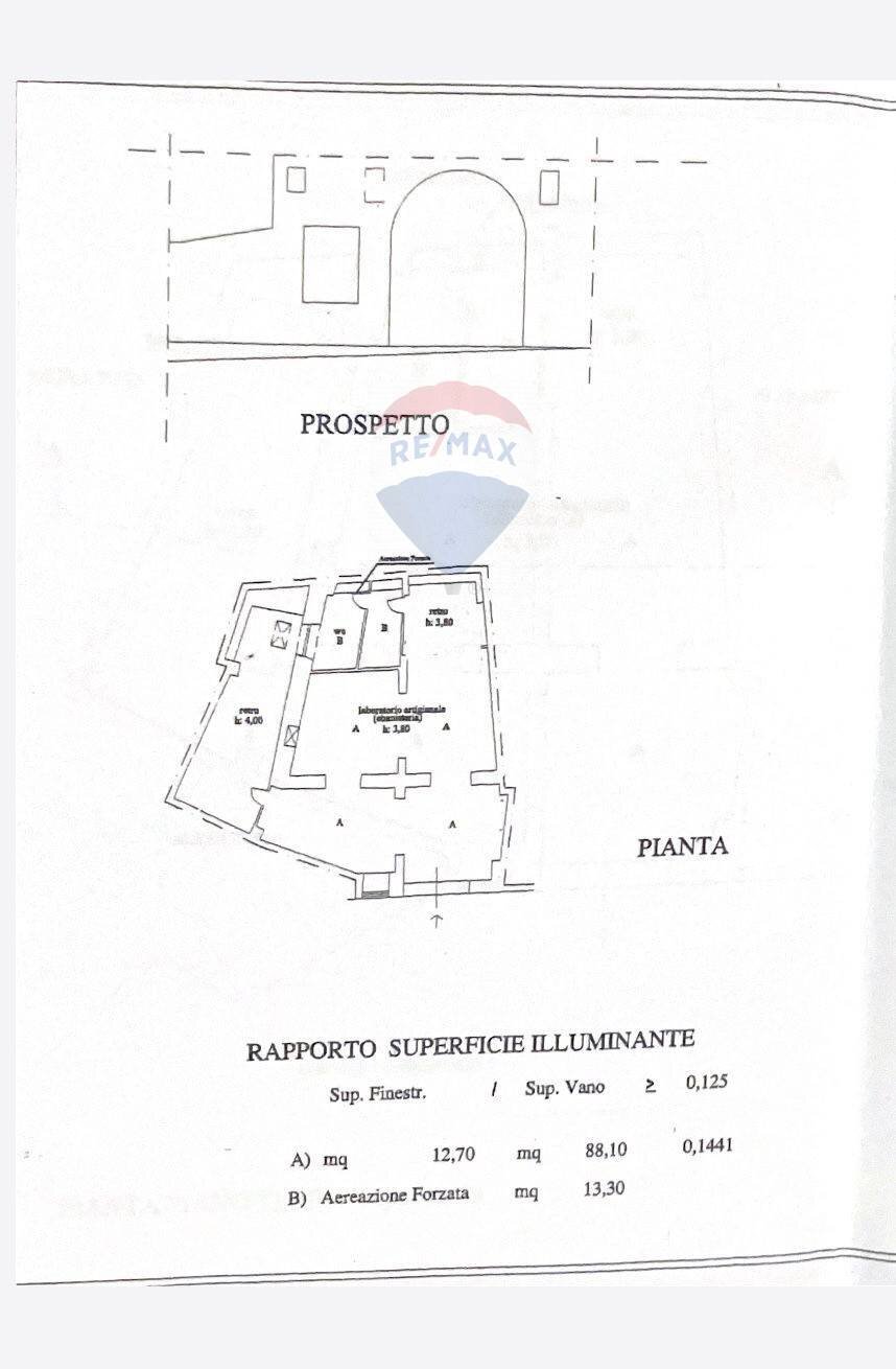 Pianta 2D - Laboratorio Via Sacchero
 
30, Catania - planimetria 1