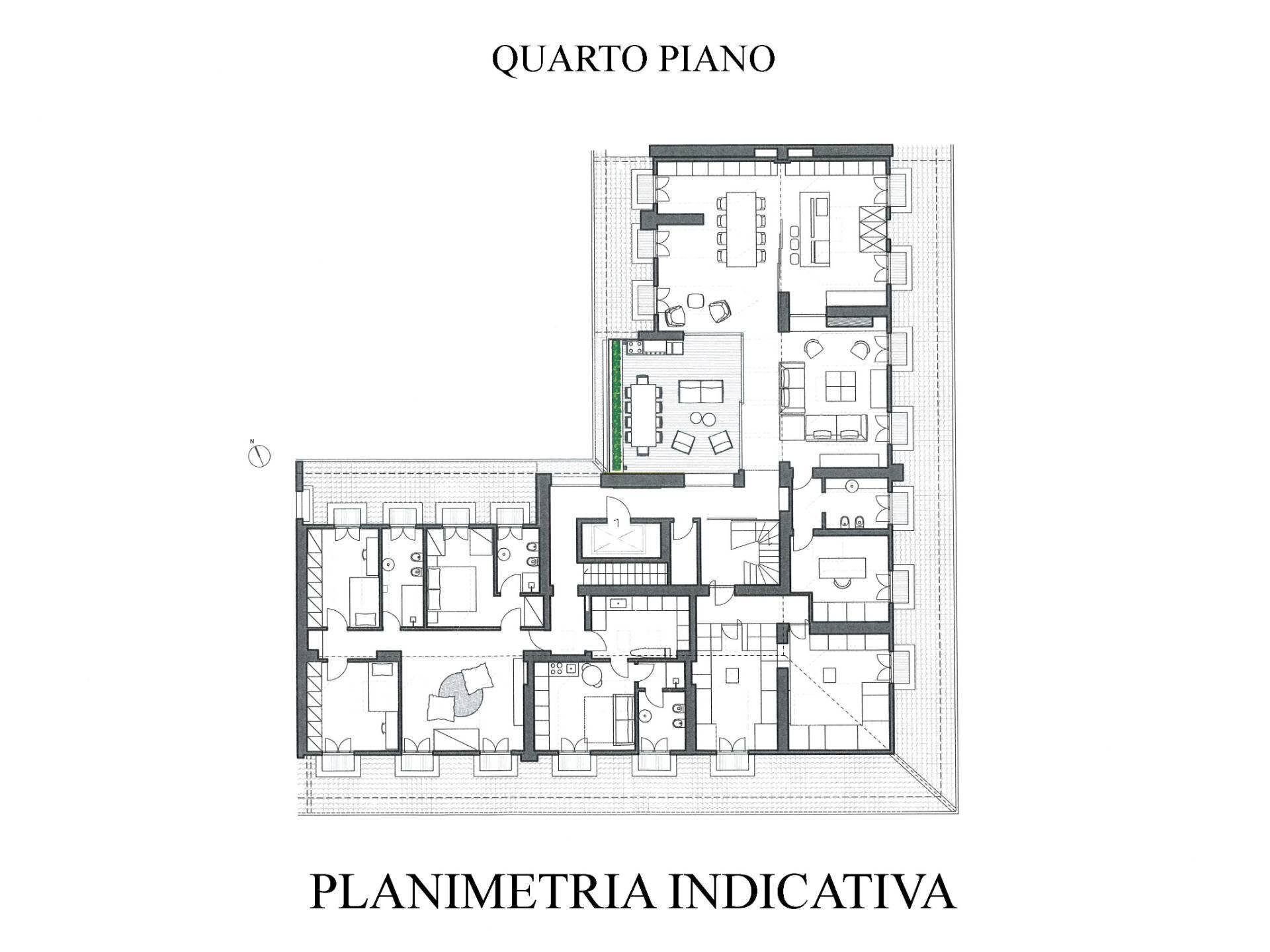 Foto 73 - Attico Corso Giacomo Matteotti, Torino - planimetria 1