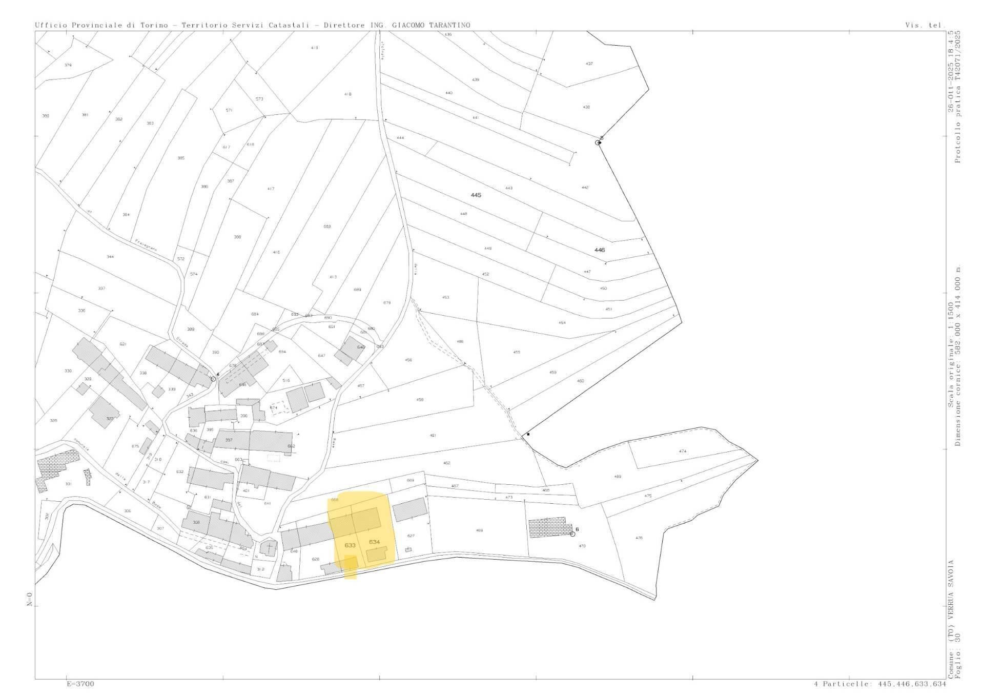 Foto 28 - Rustico Via Fravagnano
 
163, Verrua Savoia - planimetria 1