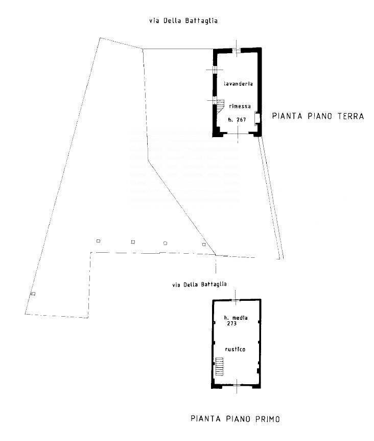 Foto 48 - Independent house via Battaglia
 
59, Cavriana - floor plans 1