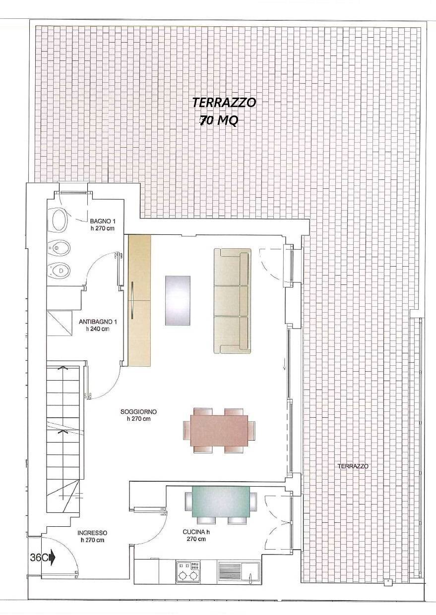Foto 7 - Three-room apartment via Cristoforo Colombo
 
8, Segrate - floor plans 1
