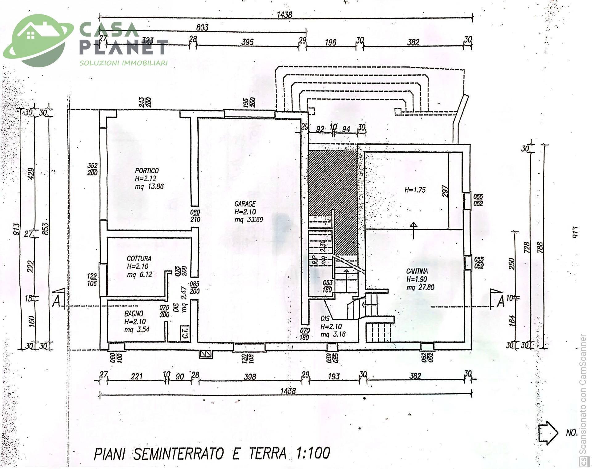 Foto 23 - Casa indipendente VIA ZERMANESA, Mogliano Veneto - planimetria 1