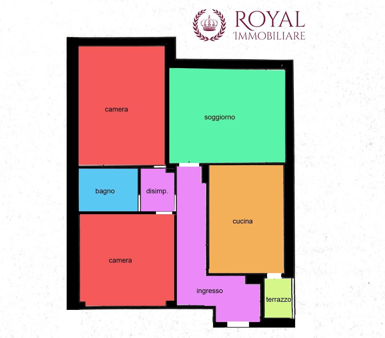 Foto 25 - Quadrilocale Via Del Riposo, Livorno - planimetria 1