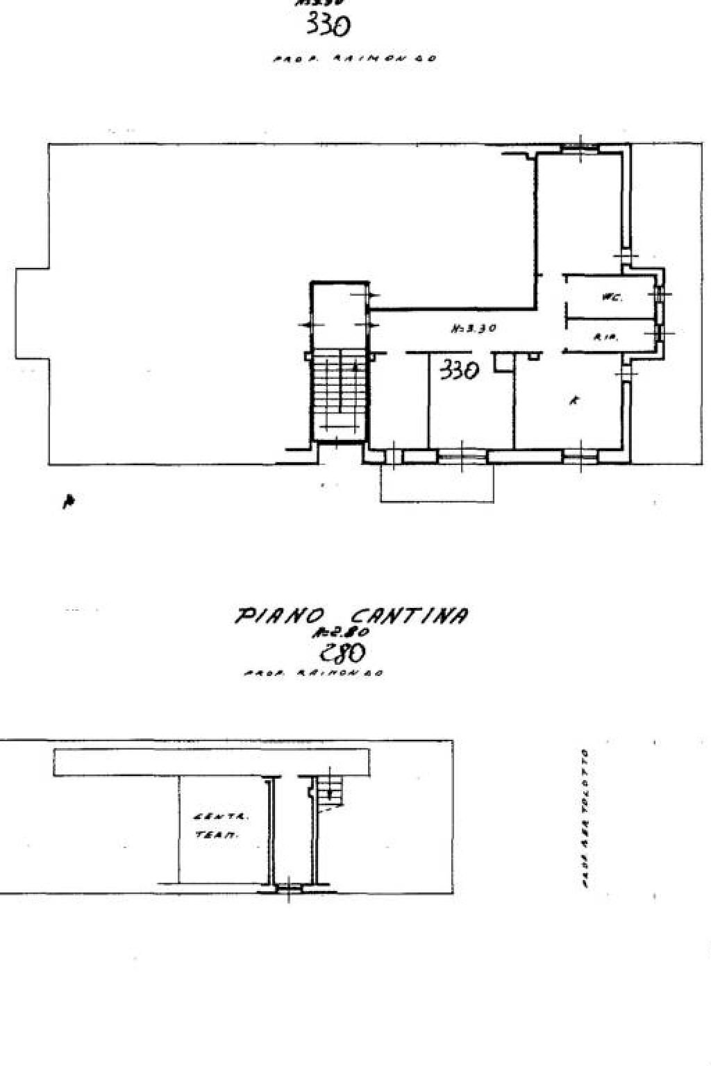 Four-room apartment via Monviso, 1, Villarbasse - floor plans 1