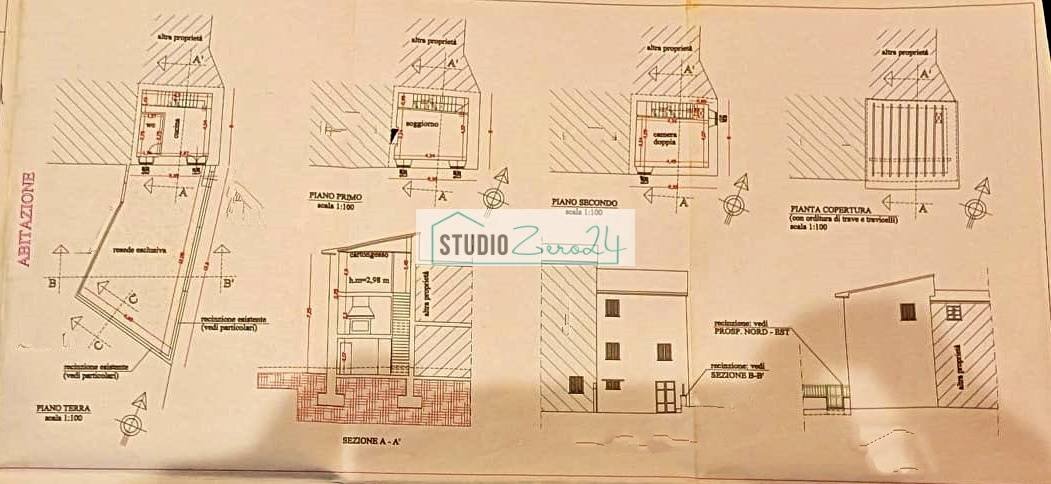 Foto 19 - Casa semi indipendente Via valdicastello Carducci, Pietrasanta - planimetria 1