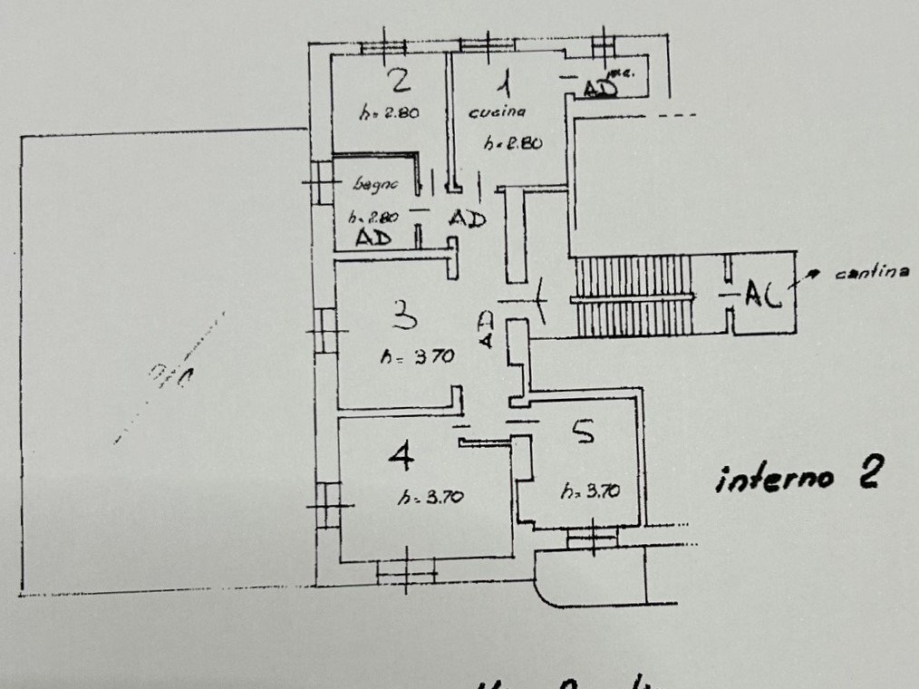 Apartment via Aurelia, 301, Camogli - floor plans 1
