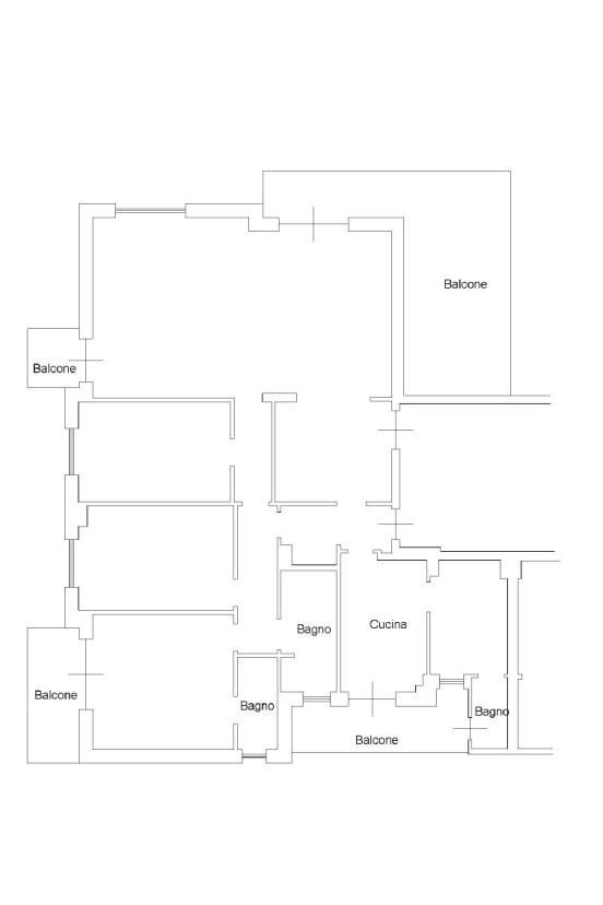 Appartamento via Casal Saraceno, Roma - planimetria 1