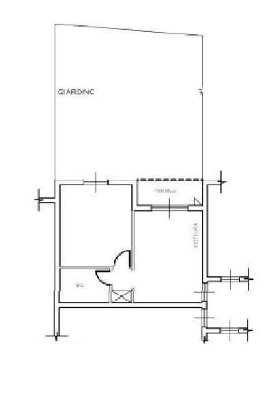 Bilocale via Filippo Luzi, 20, Monte Compatri - planimetria 1