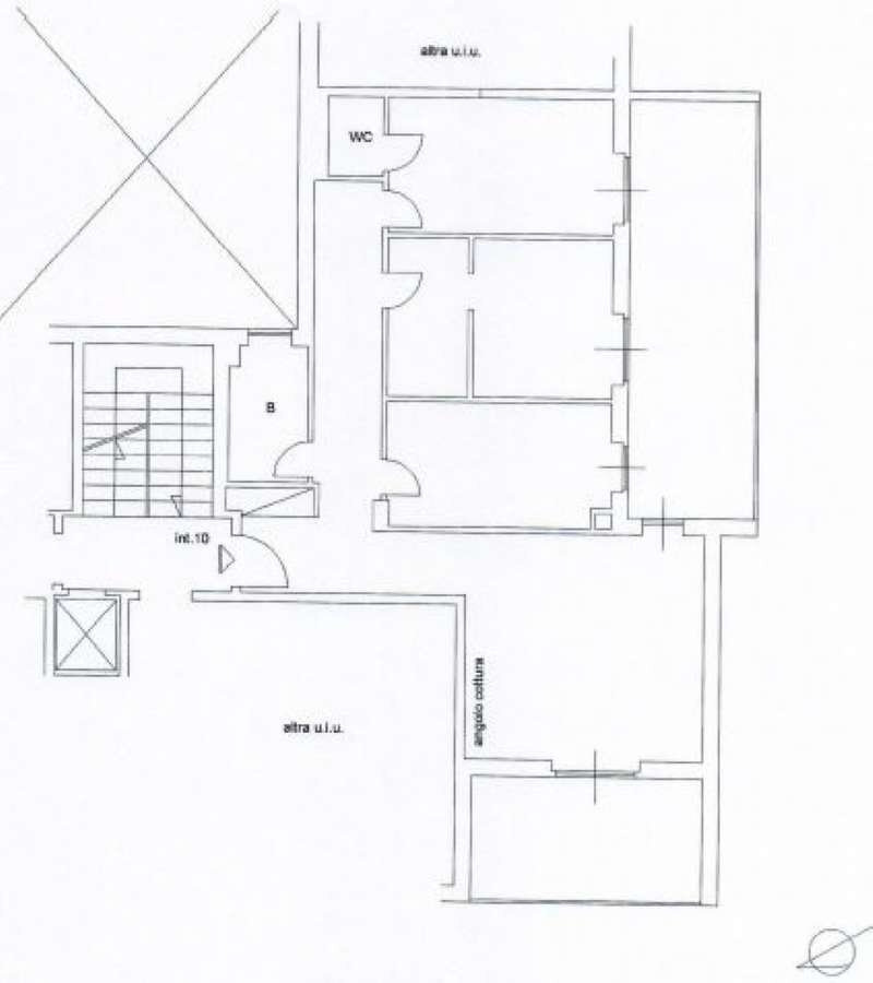 Planimetria casa - Quadrilocale via Fiume Bianco, Roma (zona Torrino) - planimetria 1