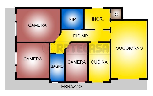 1285-V.jpg - Quadrilocale Pescara - planimetria 1