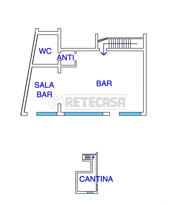 PLANIMETRIA - Locale Commerciale Piazza San Valentino 10, Mortegliano - planimetria 1