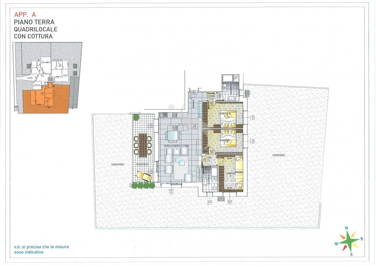 Two-room apartment VIA PIO X, 24, Concorezzo - floor plans 1