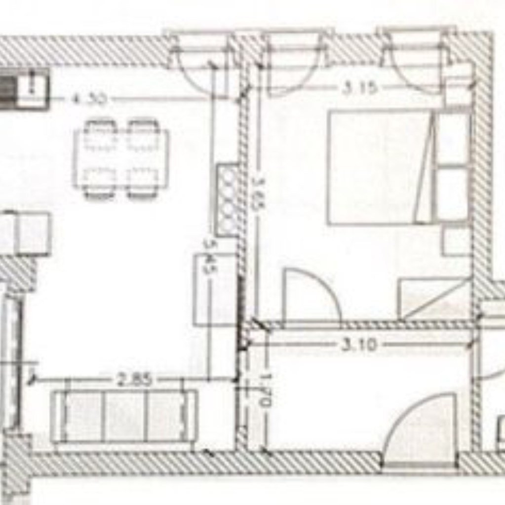 Bilocale Piazza Medail, 89, Bardonecchia - planimetria 1
