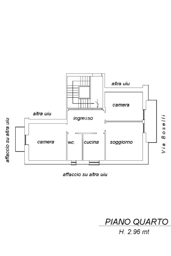 Four-room apartment Via don boselli, Alassio - floor plans 1
