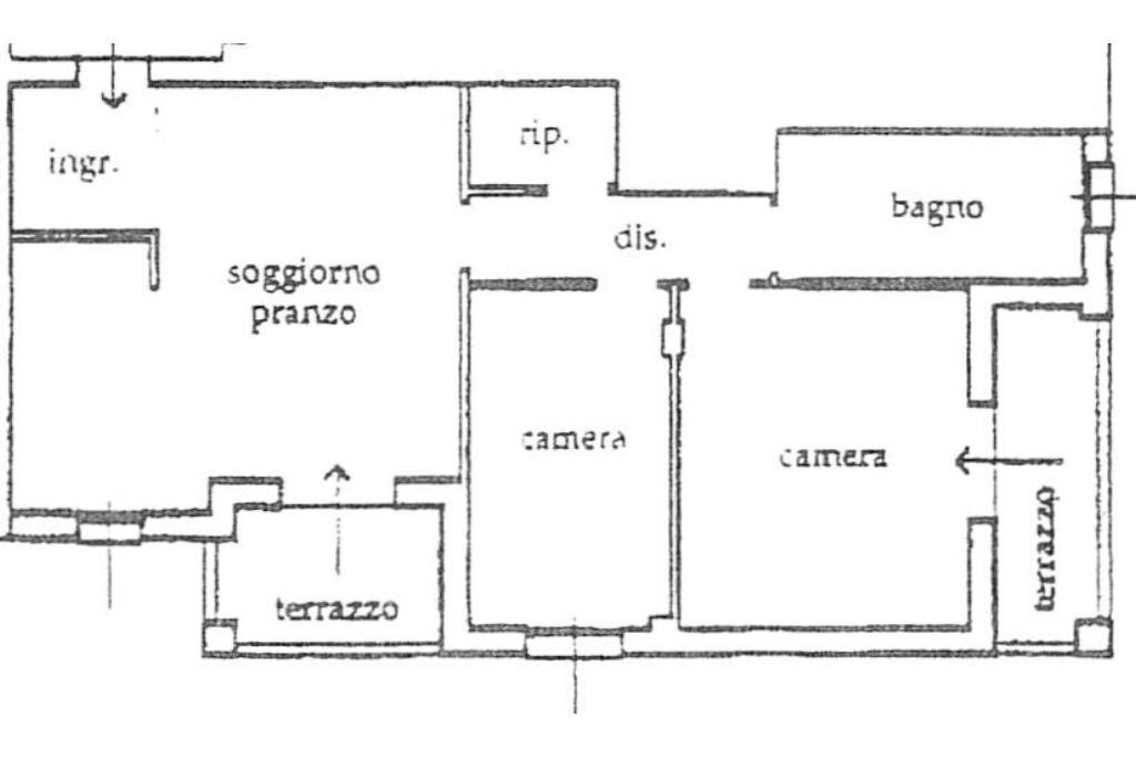 Apartment Via Genunzio Bentini, Malalbergo - floor plans 1