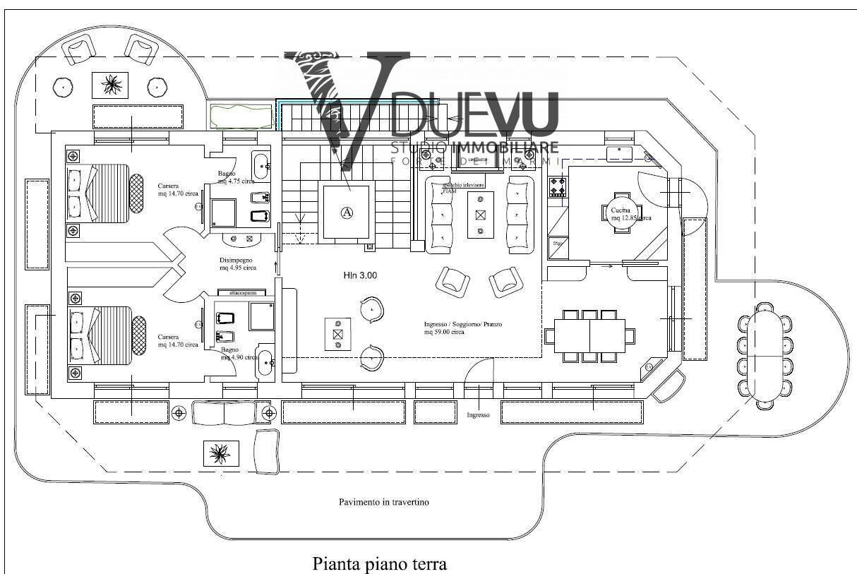 Foto 26 - Villa Via Allende, Forte dei Marmi - planimetria 1