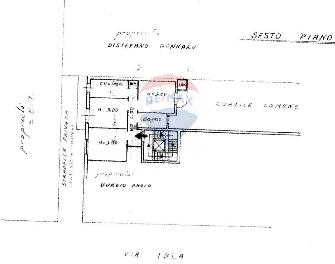 Pianta 2D - Bilocale VIA ETNEA, Catania - foto 2