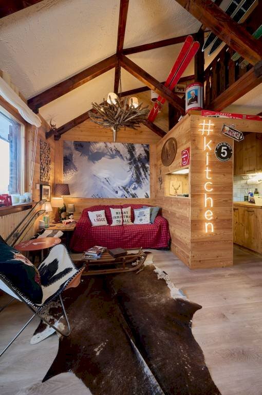 Soggiorno - Attico via Clotes, 55, Sauze d'Oulx - foto 3