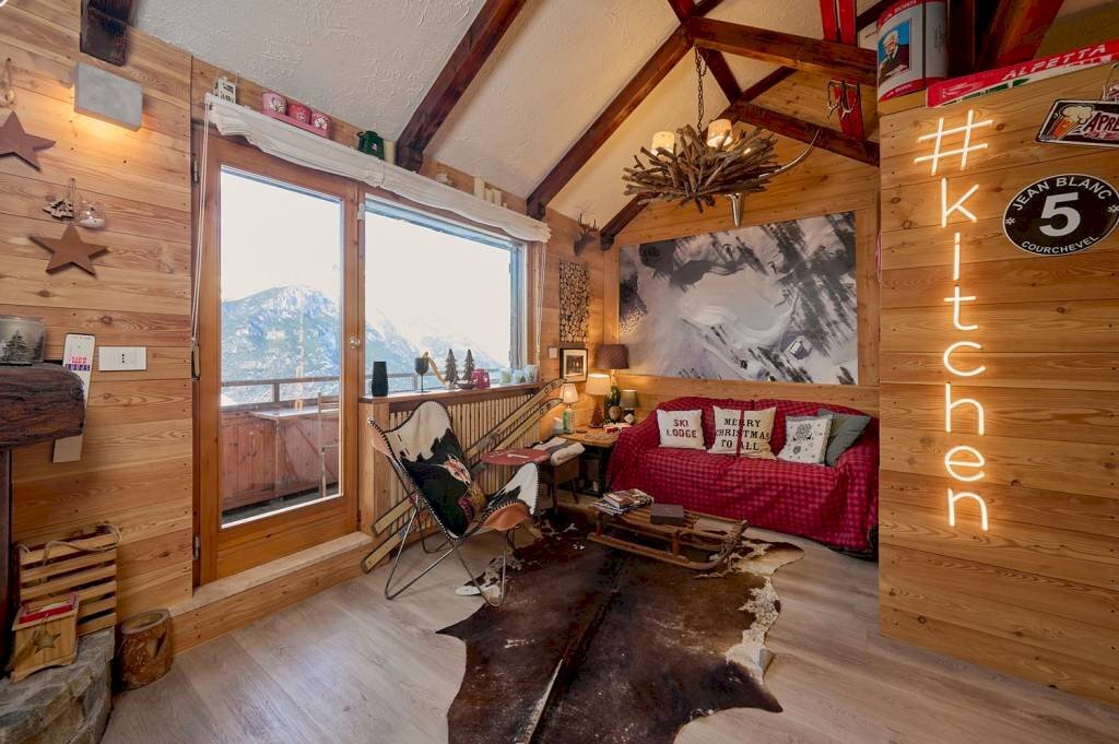 Soggiorno - Attico via Clotes, 55, Sauze d'Oulx - foto 1