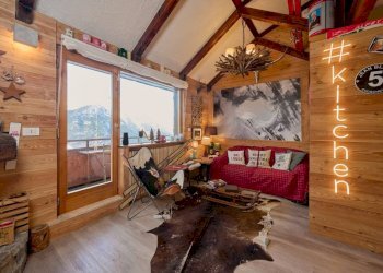 Soggiorno - Attico via Clotes, 55, Sauze d'Oulx - foto 1