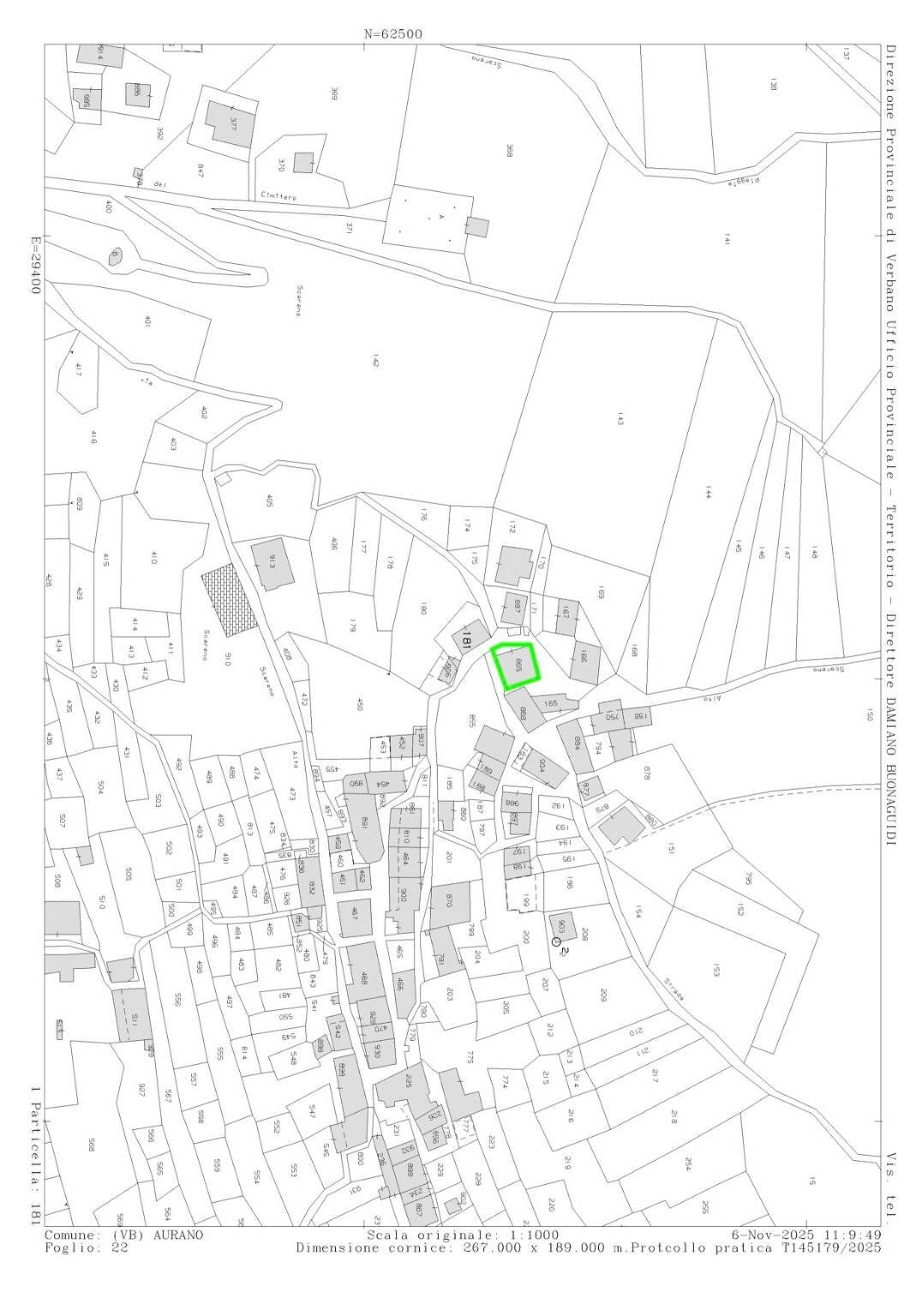 Rustic via Vittorio Veneto, 42, Aurano - floor plans 1