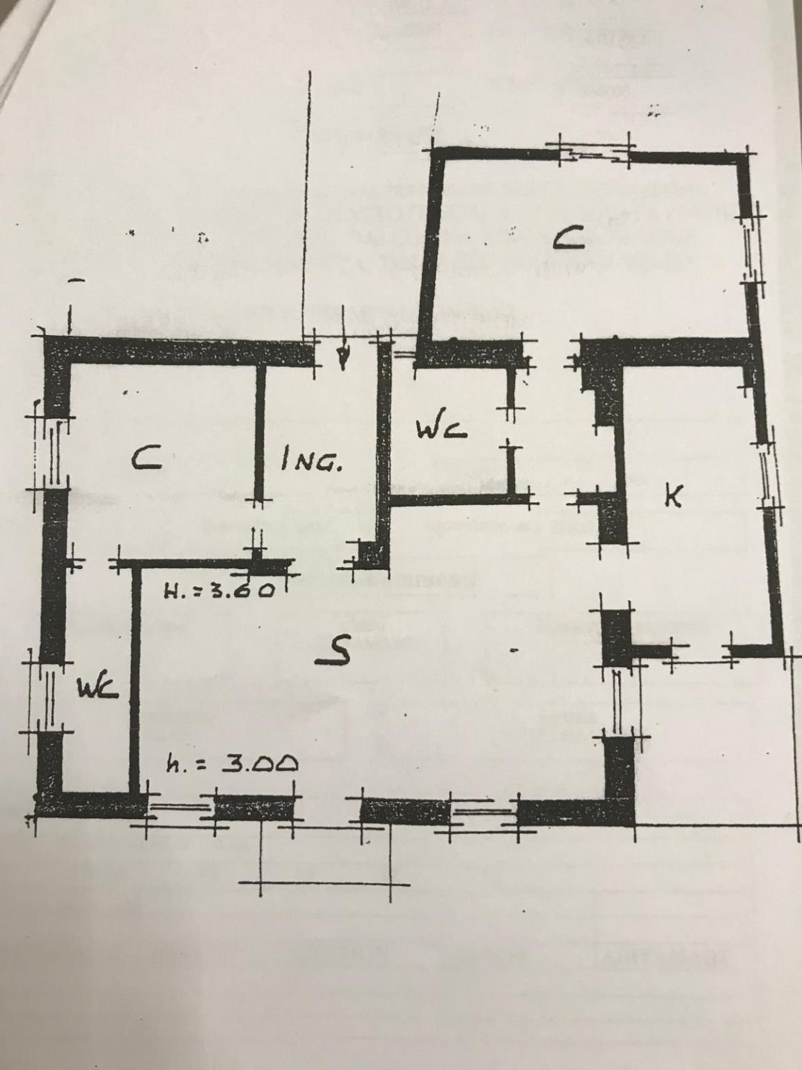 Quadrilocale corso Giuseppe Mazzini, Camogli - planimetria 1